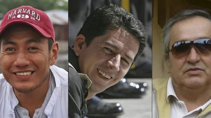 El equipo periodístico de EL COMERCIO fue secuestrado y posteriormente asesinado por los disidentes de las Fuerzas Armadas Revolucionarias de Colombia (FARC). Foto: Archivo / EL COMERCIO