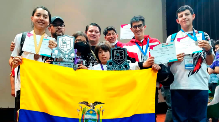 El equipo ecuatoriano también logró más de una docena de medallas para el país. Foto: Cortesía