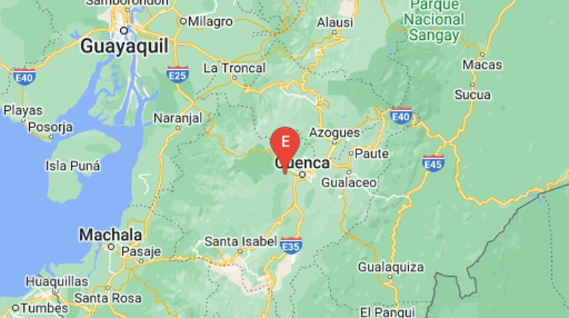 Sismo registrado en Cuenca este 9 de junio de 2022. Foto: Instituto Geofísico