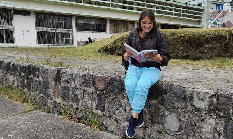 Tatiana Balseca decidió dejar su natal Alluriquín para estudiar Comunicación Social en la Universidad Central, en Quito. Foto: archivo particular
