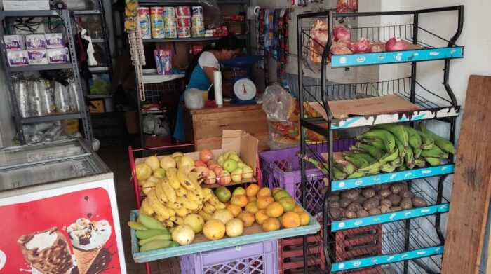 El paro nacional afecta a las tiendas de barrio en Guayaquil. Foto: EL COMERCIO