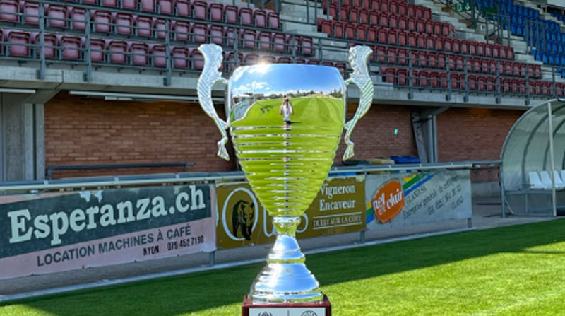 Esta es el trofeo que se disputará en la Unity Euro Cup. Foto: Twitter