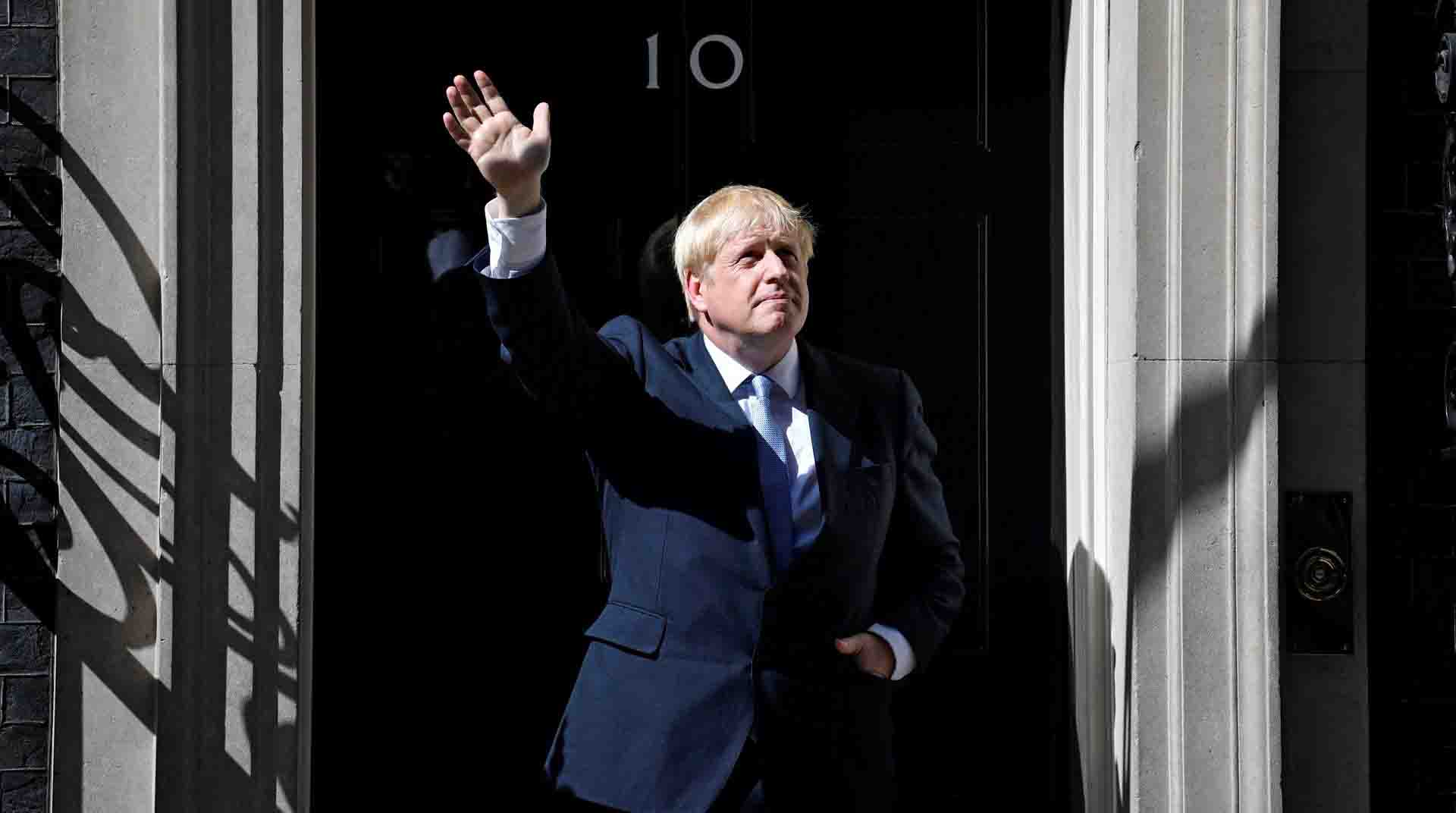El primer ministro británico, Boris Johnson que anunció su renuncia. Foto: EFE.