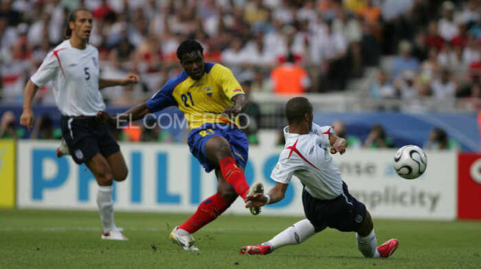 Imagen del partido Ecuador vs. Inglaterra en el Mundial 2006. Foto: Archivo / EL COMERCIO
