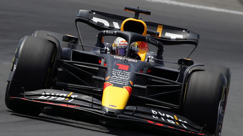 Max Verstappen en acción durante el Mundial de Fórmula Uno. Foto: archivo / EFE