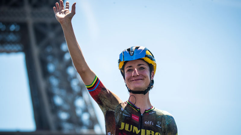 Marianne Vos lidera el Tour de Francia femenino. Foto: EFE
