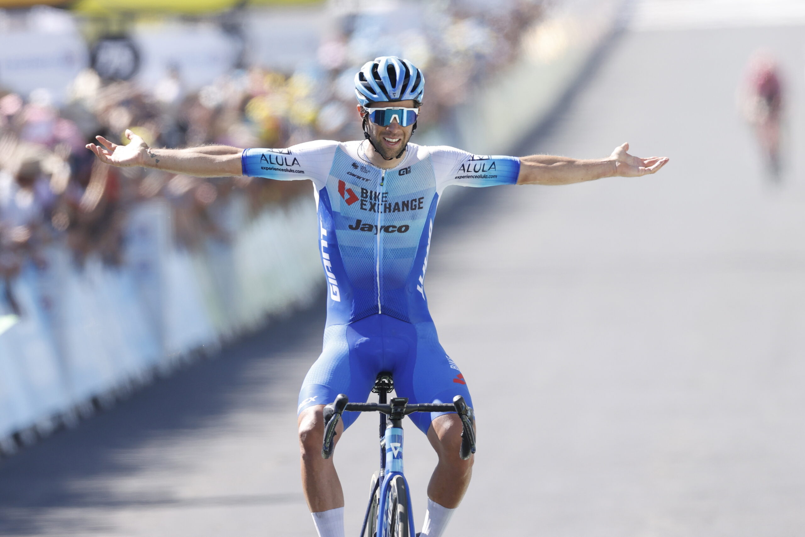 Michael Matthews ganó la etapa 14 del Tour de Francia. Foto: EFE