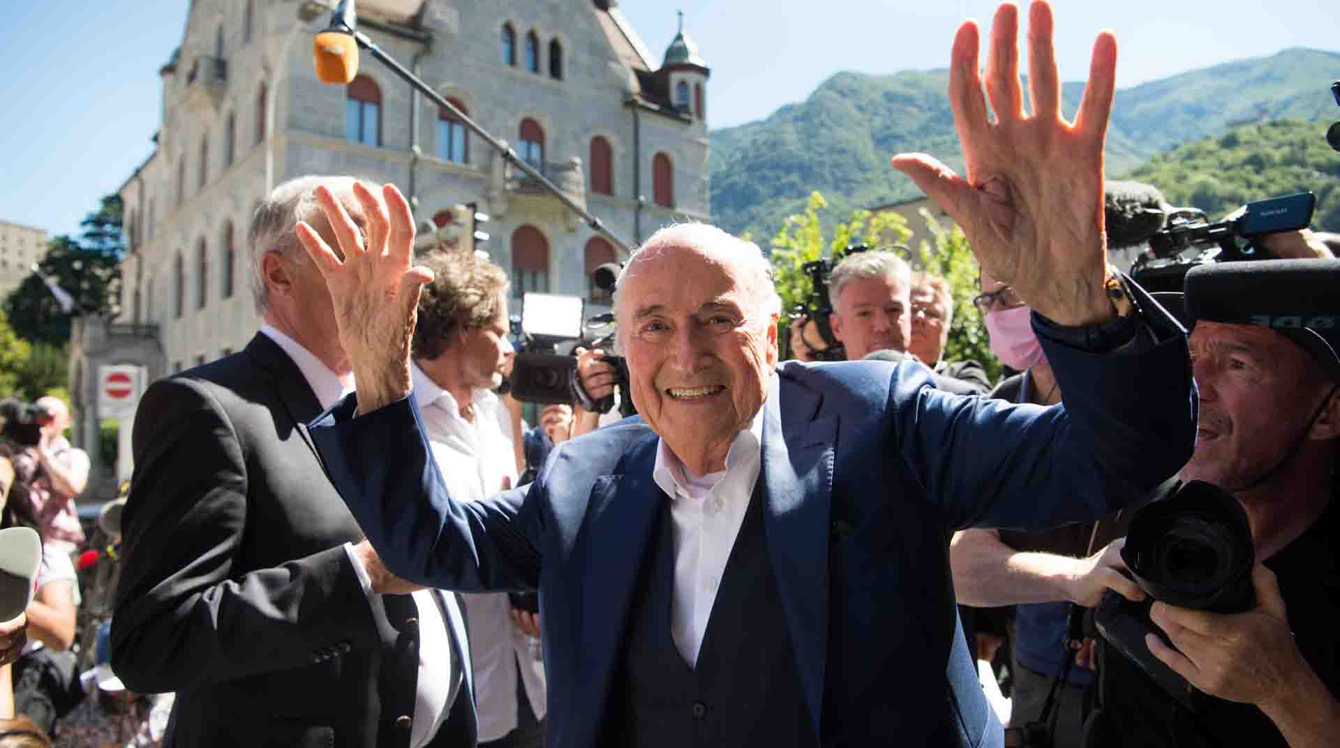 Joseph Blatter, expresidentes de la FIFA, fue absuelto por un Tribunal en el caso de corrupción. Foto: EFE.