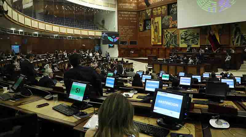 La reforma a la Ley de Comunicación fue aprobada en la Asamblea Nacional este jueves 21 de julio del 2022. Foto: Asamblea Nacional.