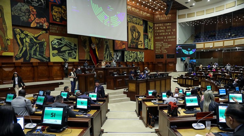 La Asamblea aprobó una Ley de Comunicación a la que el Gobierno calificó como "mordaza". Foto: asamblea Nacional