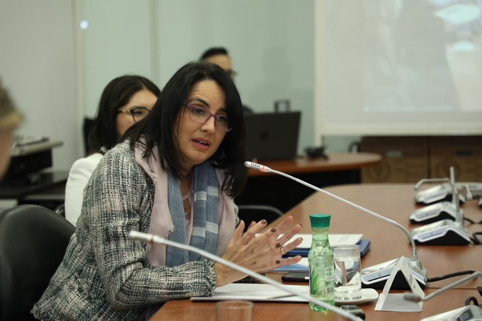 Carola Ríos, directora de Aduanas, en comparecencia a Comisión de Fiscalización el 27 de julio. Foto: Asamblea