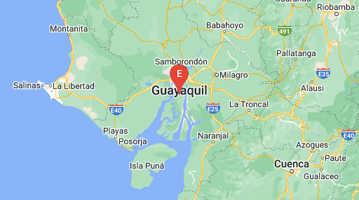 El sismo tuvo una magnitud de 3.4 y se producjo a 14 kilómetros de Guayaquil. Foto: Twitter.