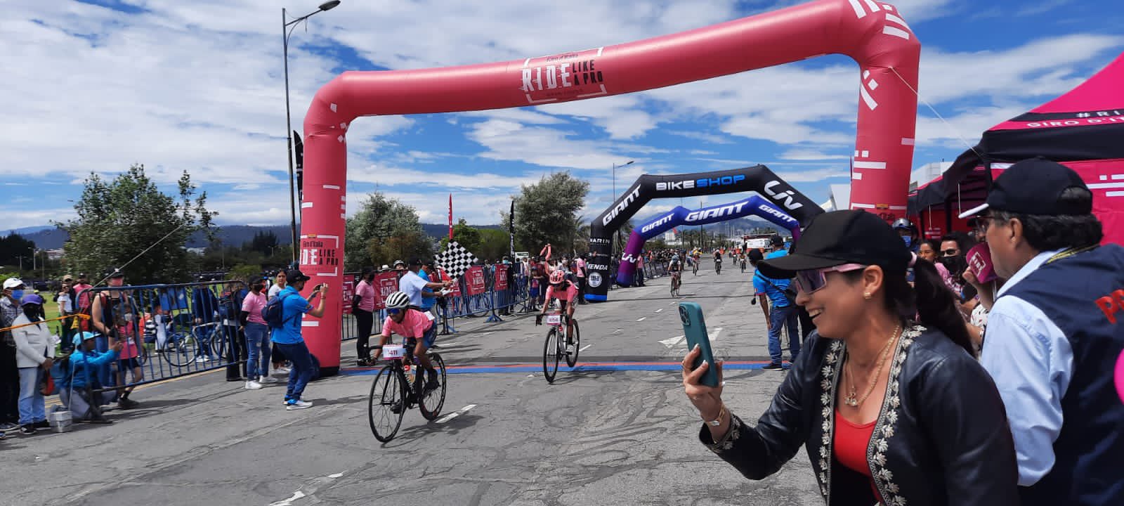 El Giro de Italia Ride Like a Pro se inauguró en Quito. Foto: Empresa de Servicios Aeroportuarios de Quito