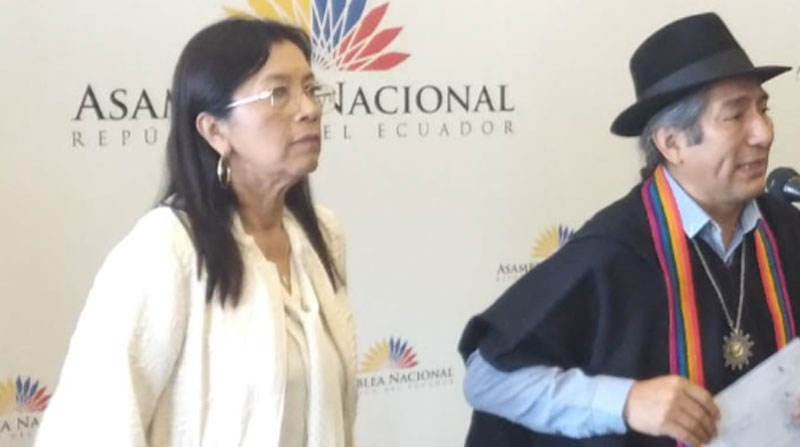 Guadalupe Llori presentó una denuncia en contra de la Jueza que conocía la acción de protección para evitar su destitución. Foto: Roger Vélez/ EL COMERCIO