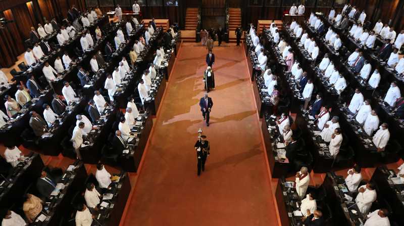 El parlamento de Sri Lanka eligió al nuevo presidente del país. Foto: EFE