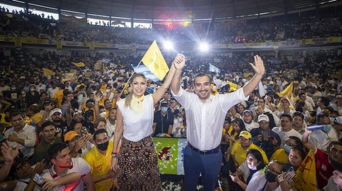 Lanzamiento de la candidatura a la Prefectura de Guayas de Susana González, en Guayaquil. Foto: Cortesía PSC