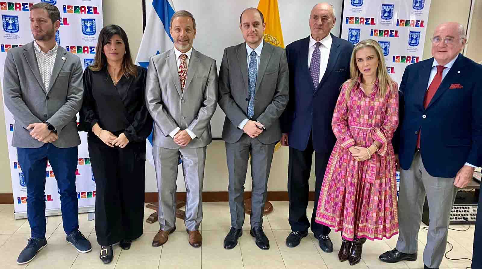 Un grupo de empresarios ecuatorianos particparon de un encuentro con representantes del Gobierno de Israel para conocer de oportunidades y posibilidades de alianzas comerciales. Foto: Cortesía.