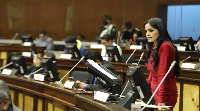 El Pleno sometió a votación el pedido de destitución de Yeseña Guamaní, como segunda vicepresidenta de la Asamablea. Foto: Flickr Asamblea Nacional
