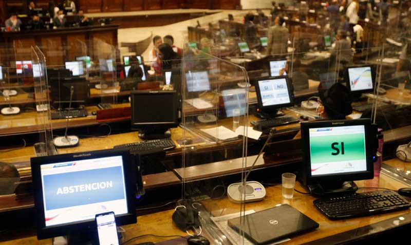 La Asamblea tiene un sistema de votación desde el 2011, que permite una elección rápida. Esta fue vulnerada el 28 de junio del 2022. Foto: Archivo / EL COMERCIO