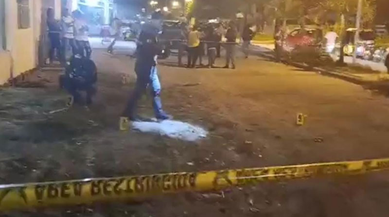 La Policía investiga el asesinato de un empresario en Tonsupa, Esmeraldas. Foto: Twitter Policía