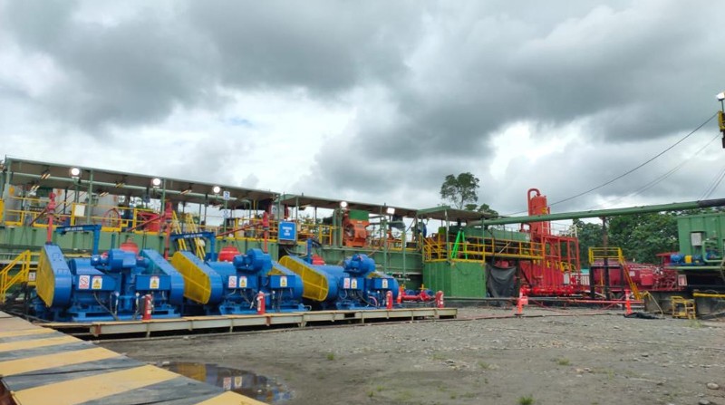 El campo Pucuna tiene un potencial de 5 032 barriles diarios de petróleo. Foto: Petroecuador