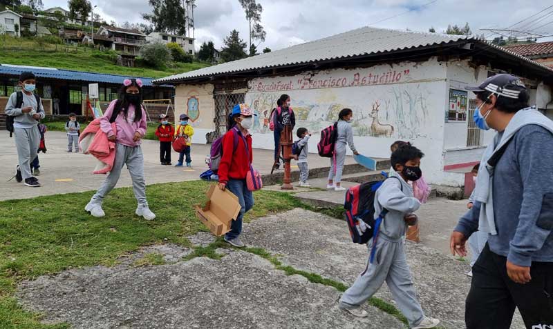 El nuevo año escolar arranca el 1 de septiembre en el régimen Sierra-Amazonía. Foto: archivo / EL COMERCIO.