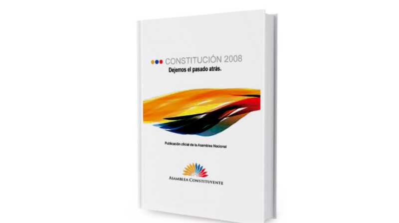 La Constitución de 2008 es la ley suprema de Ecuador. Foto: Internet