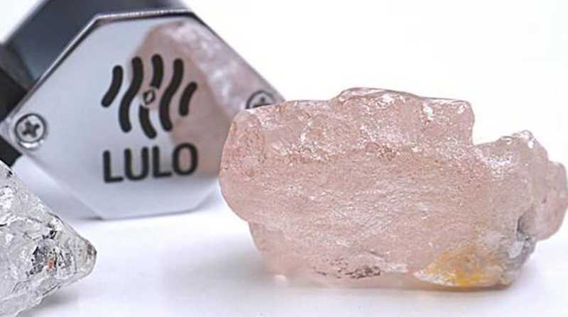Es el quinto diamante más grande recuperado de la mina Lulo, en África. Foto: Internet
