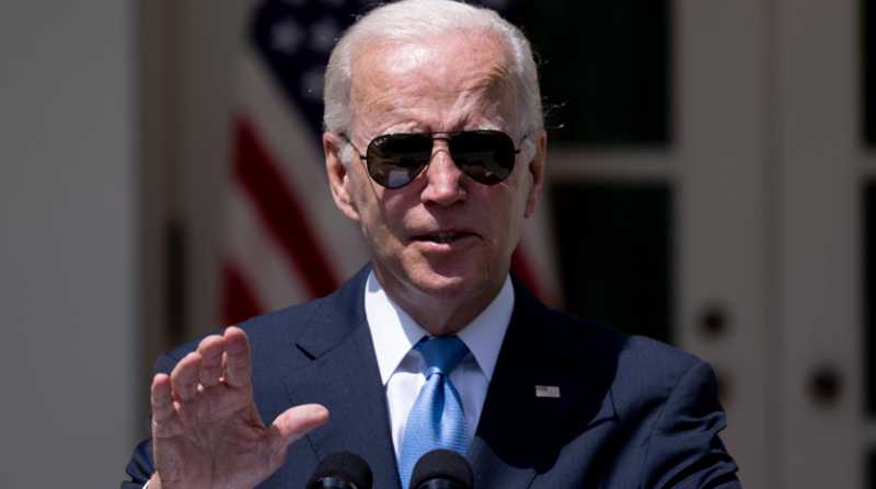 El presidente estadounidense, Joe Biden, señaló que hay un frenazo económico. Foto: EFE