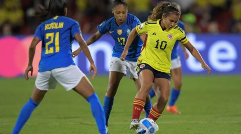 Brasil y Colombia irán al Mundial Femenino de 2023 al alcanzar la final de la Copa América. Foto: Twitter Copa América
