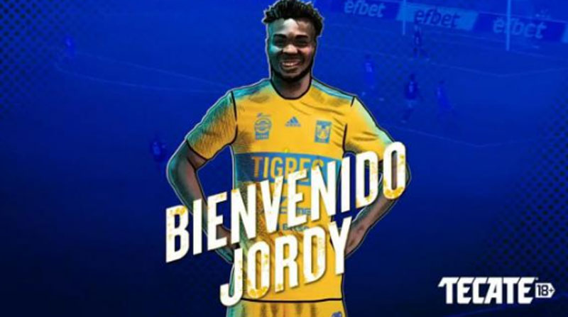 Jordy Caicedo jugará en el Tigres de México. Foto: Captura de pantalla