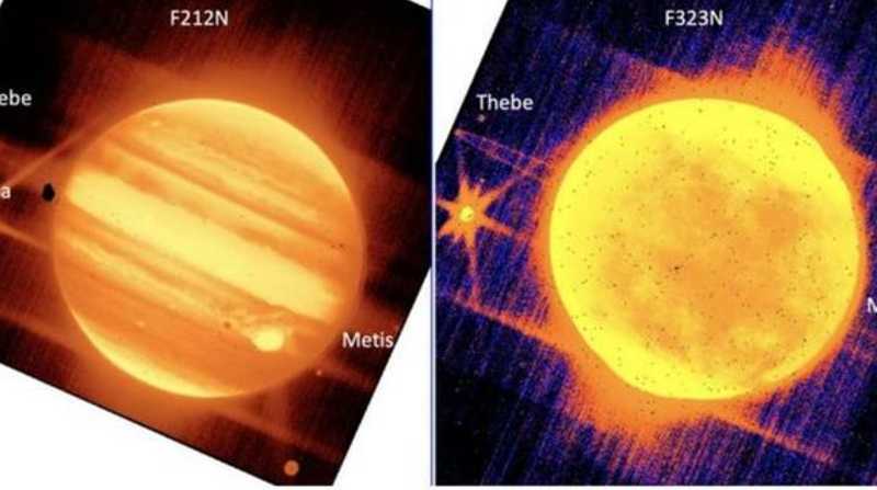 Júpiter fue el objetivo más lento del telescopio, moviéndose a solo 3,3 milisegundos de arco por segundo, pero todas las pruebas fueron exitosas. Foto: Internet