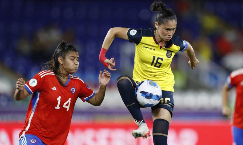 Ligia Moreira es la capitana de la Selección Nacional Femenina del Ecuador, que juega la Copa América. Foto: EFE