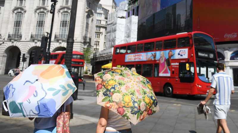Reino Unido está en alerta por las altas temperaturas. Foto: EFE