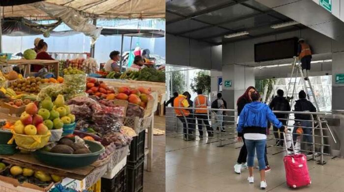 Los mercados y terminales de la capital del Ecuador laboral con normalidad este viernes 1 de julio de 2022. Foto: Twitter