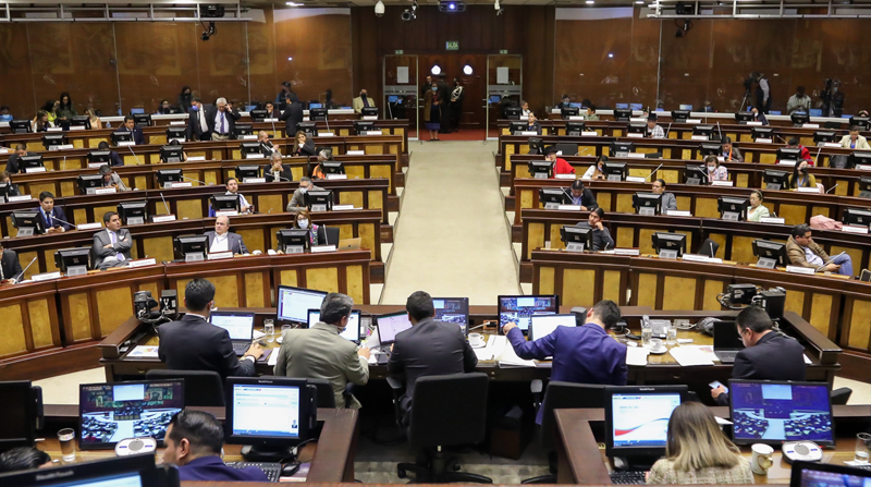El jueves 21 de julio la Asamblea realizó el segundo debate de las reformas a la Ley de Comunicación, que lograron un total de 75 votos afirmativos. Foto: Asamblea Nacional