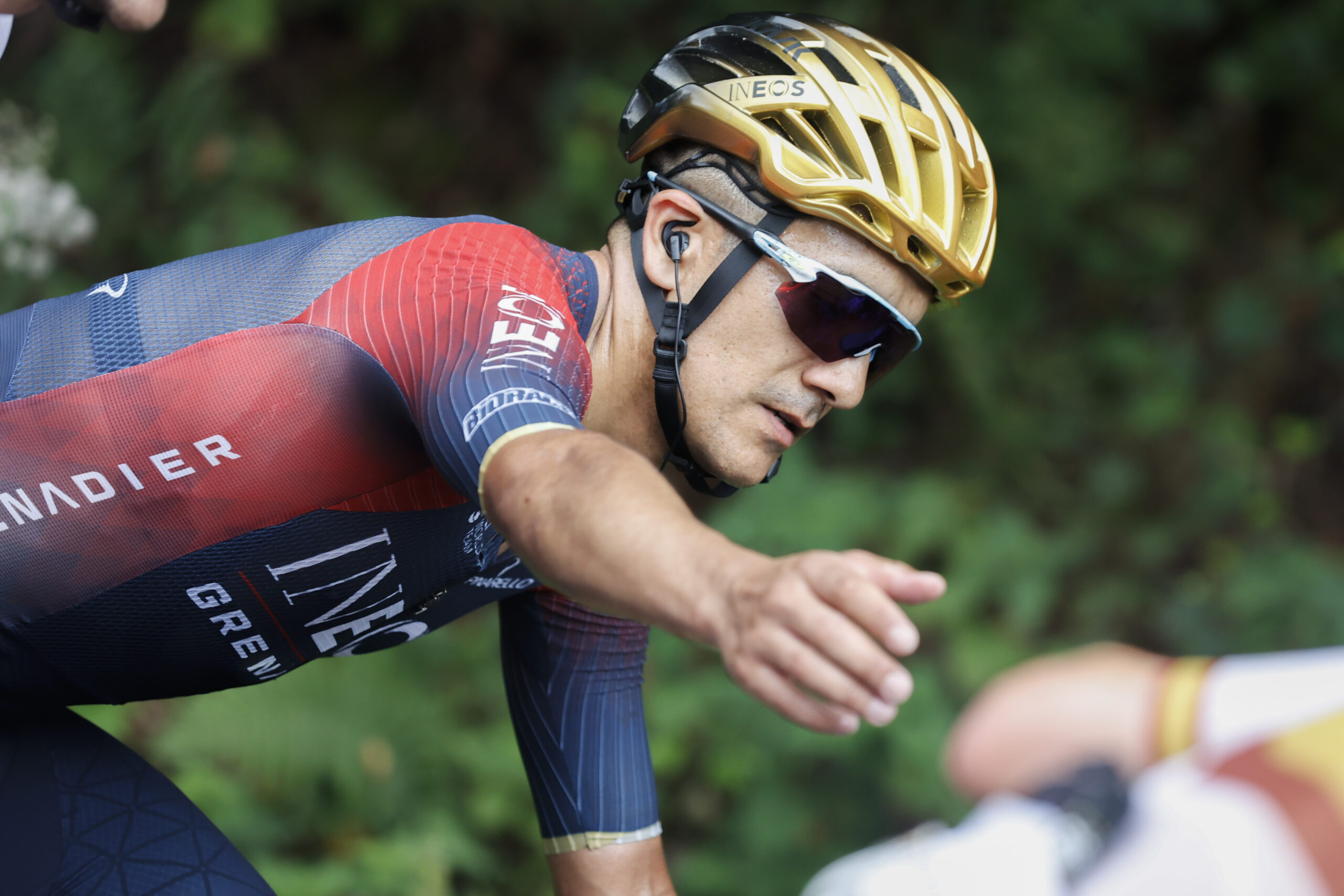 Richard Carapaz, del Ineos Grenadiers, figura destacada en la Vuelta a España 2022. Foto: EFE