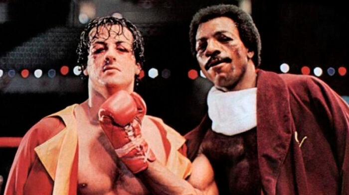 La pelea entre Rocky Balboa y Apollo Creed, en el primer filme, es una de las famosas del cine. Foto: Diario El Tiempo Colombia