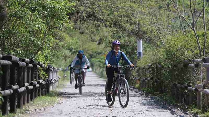El ciclismo es una de las actividades que se pueden realizar en El Chaquiñan. Foto: Archivo / EL COMERCIO.