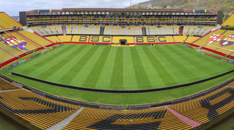 Imagen interna del Estadio Monumental en agosto de 2022. Foto: Facebook BARCELONA SPORTING CLUB - Página oficial