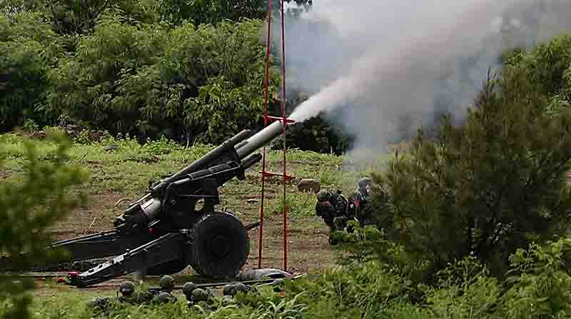 Taiwán retoma las maniobras militares tras acciones de China. Foto: EFE.