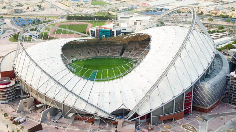 El Khalifa Internacional, con capacidad para 45 000 personas, acogerá dos juegos de la Tricolor. Foto: FIFA.
