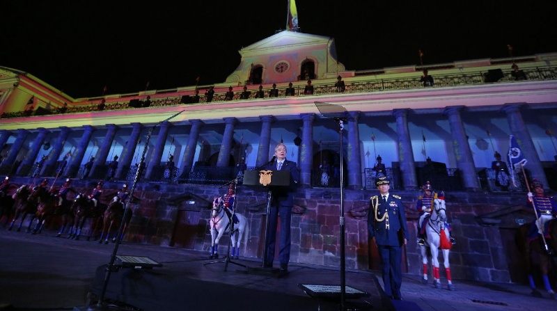 El presidente Guillermo Lasso anunció que vetará las reformas a la Ley de Comunicación. Foto: Presidencia de la República