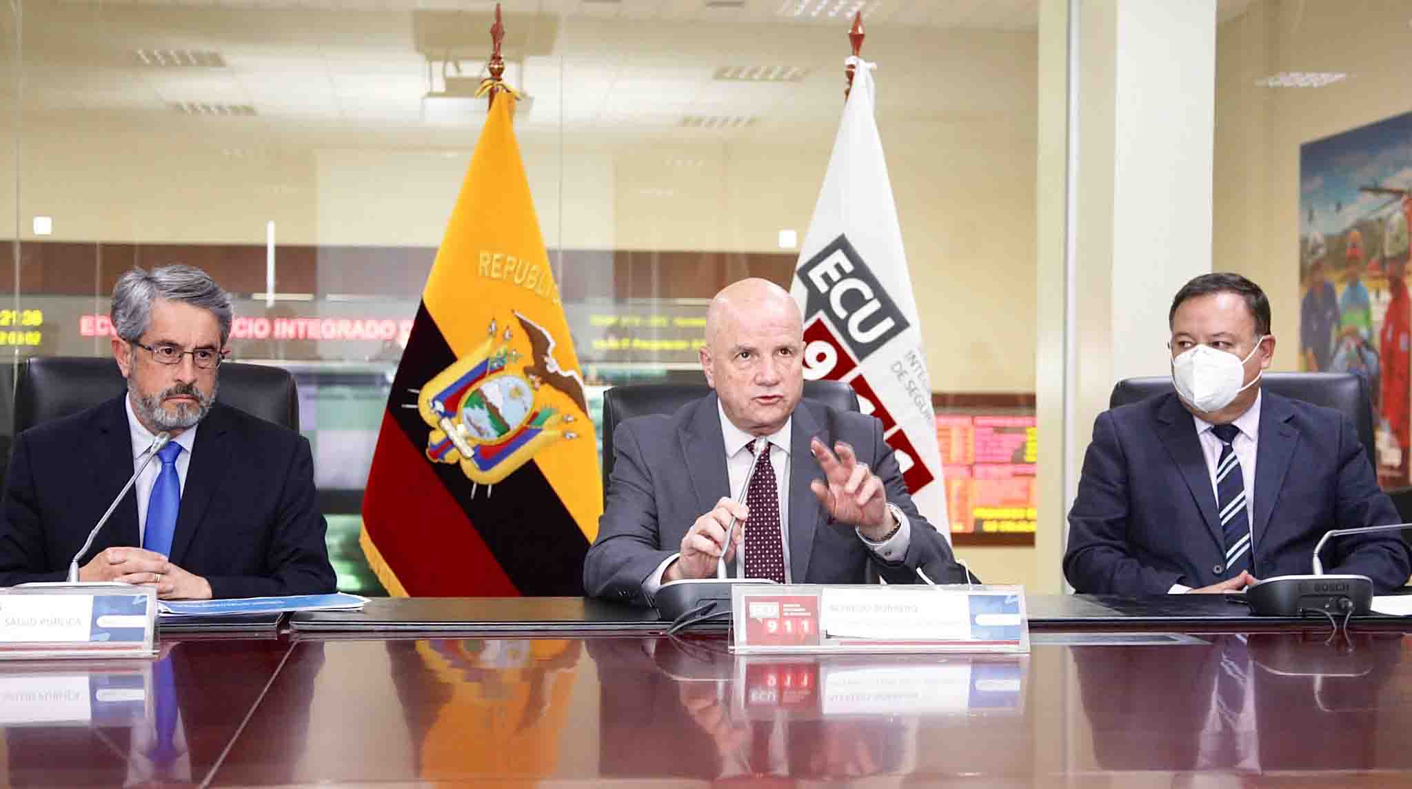El vicepresidente, Alfredo Borrero encabeza el Gabinete sectorial de salud. Foto: Twitter.