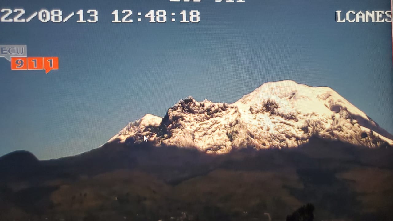 Foto referencial del nevado Carihuayrazo, en Tungurahua. Foto: Ecu 911