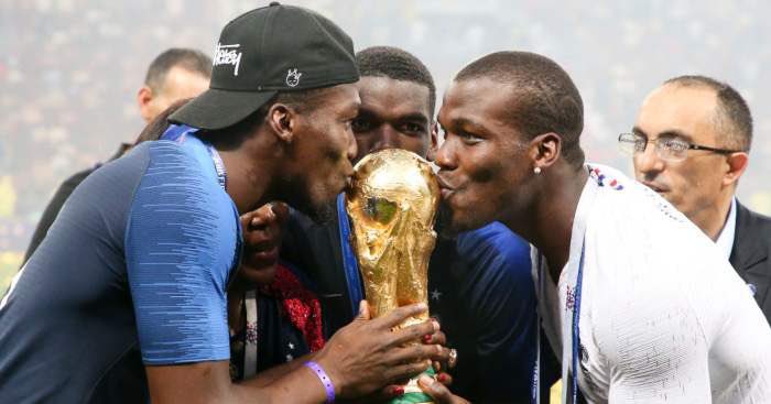 Los hermanos Pogba juntos, cuando Francia ganó la copa del Mundo. Foto: Internet