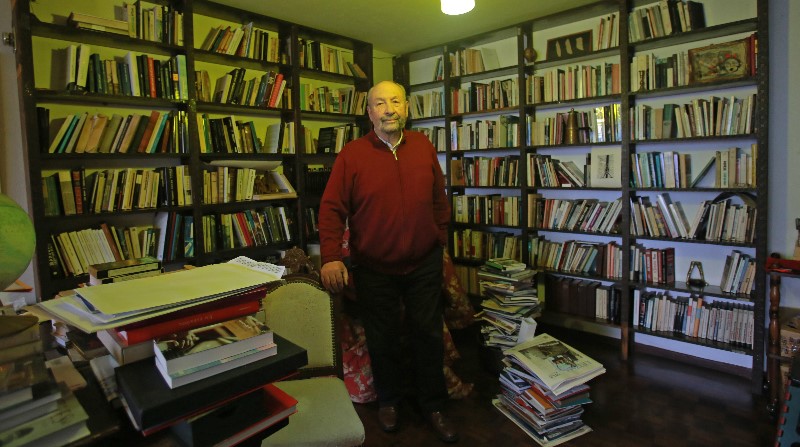 Javier Vásconez ganador del premio Eugenio Espejo de Literatura. Foto: Julio Estrella / EL COMERCIO.