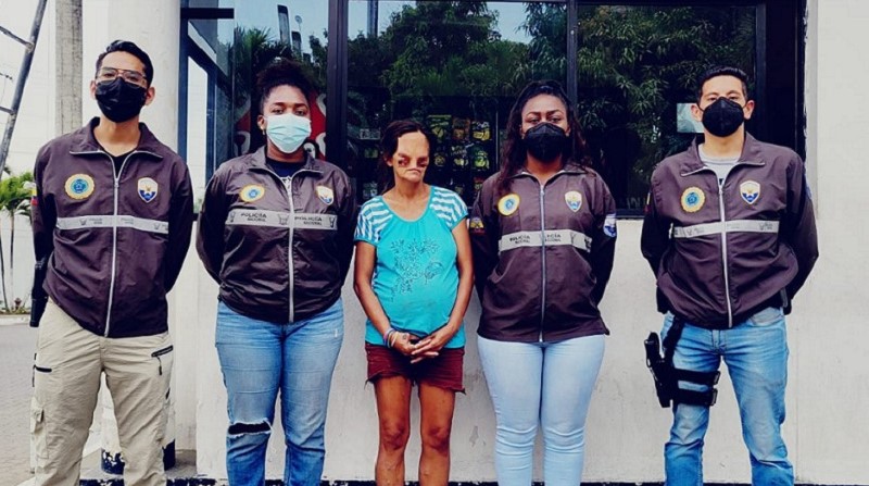 Mujer detenida por trata de menores en Guayaquil