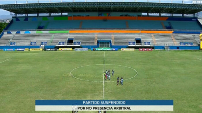 Imagen del estadio Jocay de Manta el 21 de agosto del 2022. Foto: Captura de pantalla.