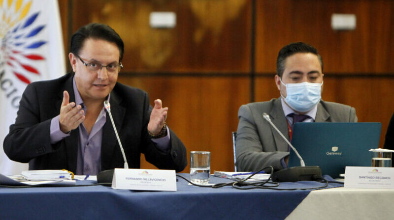 Asambleista Fernando Villavicencio, presidente de la comisión de fiscalización. Foto: Patricio Terán / El Comercio.